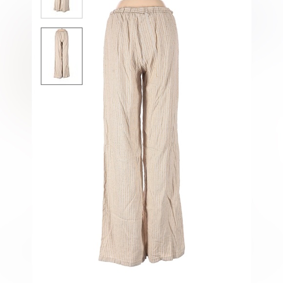 Linen wide leg pants - Picture 2 of 5